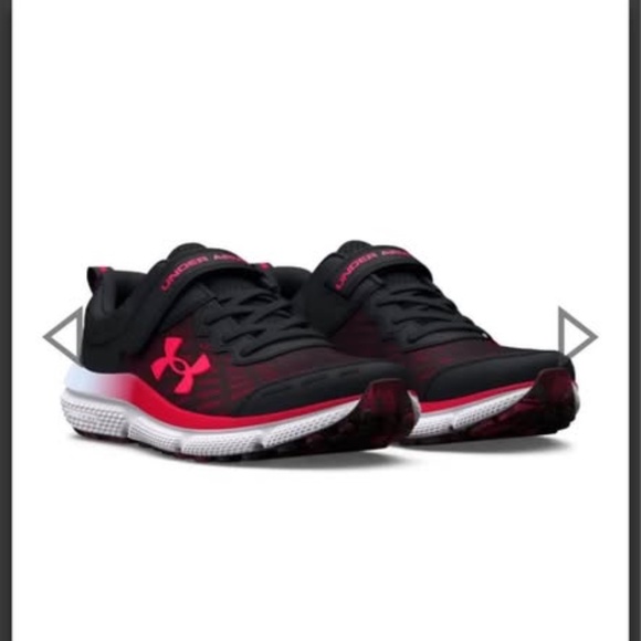 BRAND NEW boy youth under armour bps assert velcro shoes size 11 & 13 K - Picture 2 of 9